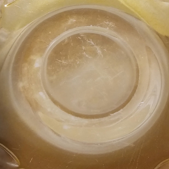 Vintage Fire King Anchor Hocking Peach Luster Laurel Leaf Plates - Picture 3 of 5